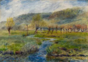 La Prairie Oil painting by Henri Le Sidaner