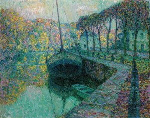 Le Bateau De Sel by Henri Le Sidaner Oil Painting
