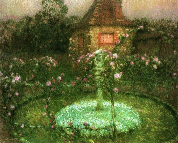 Main Product Photo of Le Pavillon Painting by Henri Le Sidaner