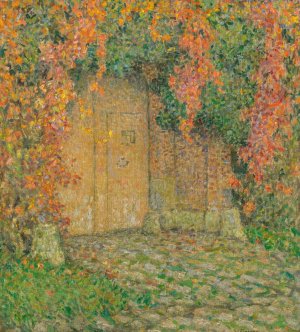 Le Portail by Henri Le Sidaner Oil Painting