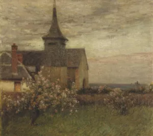 Le Presbytere by Henri Le Sidaner Oil Painting
