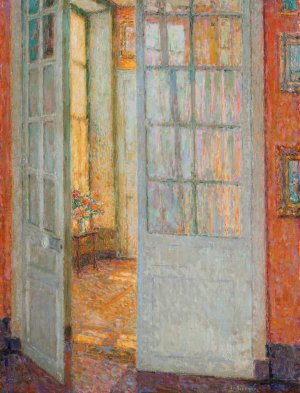 Le Soleil Dans Les Vitres by Henri Le Sidaner Oil Painting