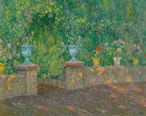 Les Pots De Faience by Henri Le Sidaner Oil Painting