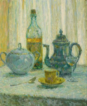 Nature Morte Oil painting by Henri Le Sidaner