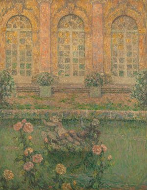 Roses de Trianon by Henri Le Sidaner Oil Painting