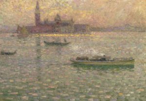 San Giorgio at Maggiore Venice Oil painting by Henri Le Sidaner