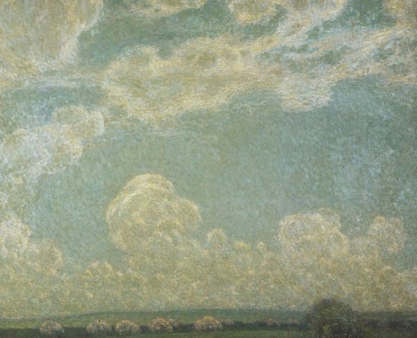 Main Product Photo of Spring Sky Painting by Henri Le Sidaner