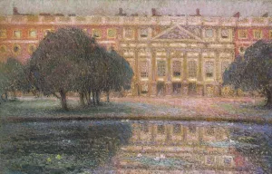 Summer Afternoon at the Palace of Hampton Court Oil painting by Henri Le Sidaner
