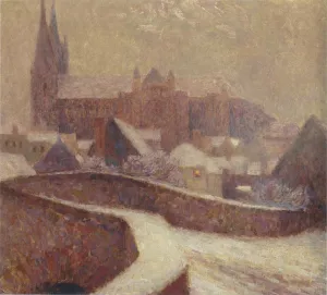 The Cathedral at Chartres painting by Henri Le Sidaner