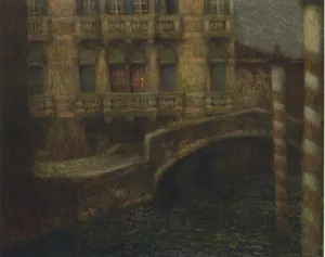 The Gray Palace painting by Henri Le Sidaner