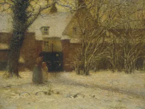 The House by Henri Le Sidaner - Oil Painting Reproduction