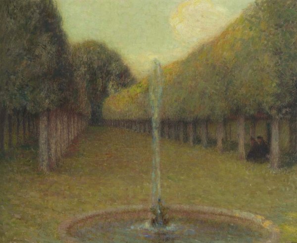 Main Product Photo of The Jet Painting by Henri Le Sidaner