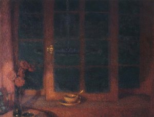 The Rose Window by Henri Le Sidaner Oil Painting