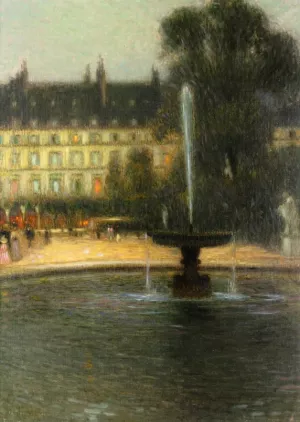 The Tuilleries by Henri Le Sidaner Oil Painting
