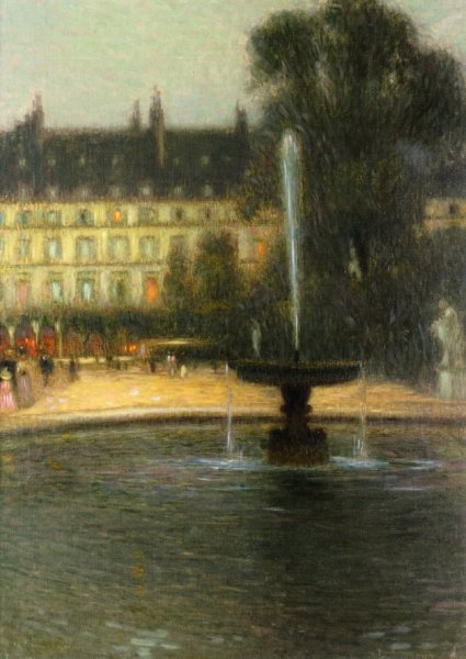 The Tuilleries by Henri Le Sidaner - Hand-Painted Oil Painting Reproduction