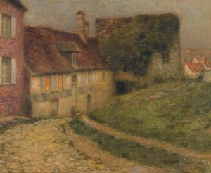 Vieilles Maisons by Henri Le Sidaner Oil Painting
