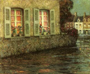 Windows Oil painting by Henri Le Sidaner