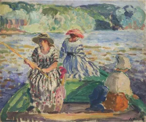 A Fishing Expedition Oil painting by Henri Lebasque