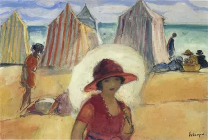 A Girl by the Sea painting by Henri Lebasque