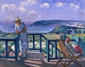 Across the Bay Oil painting by Henri Lebasque