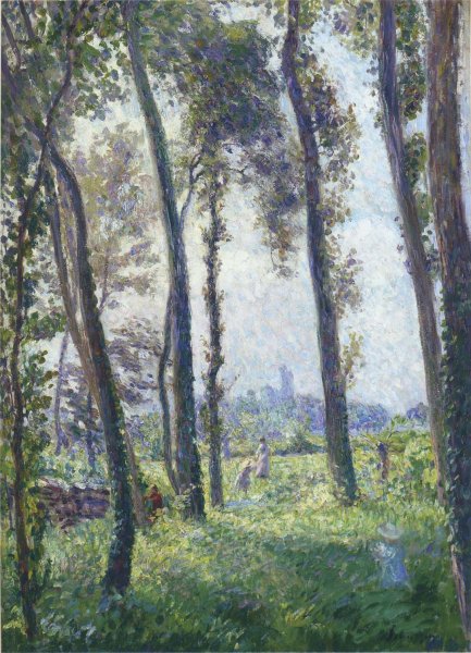Main Product Photo of Afternoon in the Clearing Painting by Henri Lebasque