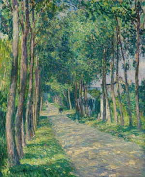Attelage Sur Une Route Ensoleillee by Henri Lebasque Oil Painting