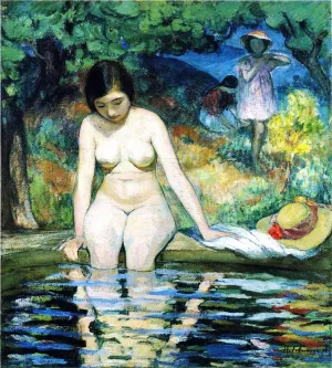 Bather 10 by Henri Lebasque - Oil Painting Reproduction