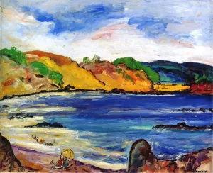 By the Sea III by Henri Lebasque - Oil Painting Reproduction