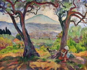Cap Sicie by Henri Lebasque Oil Painting