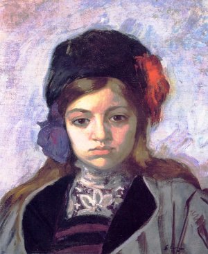 Child with Turban also known as Portrait of Nono by Henri Lebasque Oil Painting