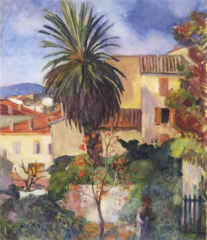 Garden at St Tropez by Henri Lebasque Oil Painting