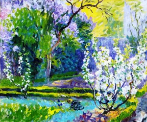 Garden in Spring by Henri Lebasque Oil Painting