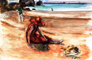 Girl by Henri Lebasque Oil Painting
