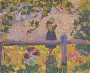 Girls in the Garden by Henri Lebasque Oil Painting