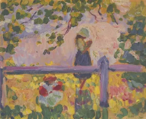 Girls in the Garden by Henri Lebasque Oil Painting