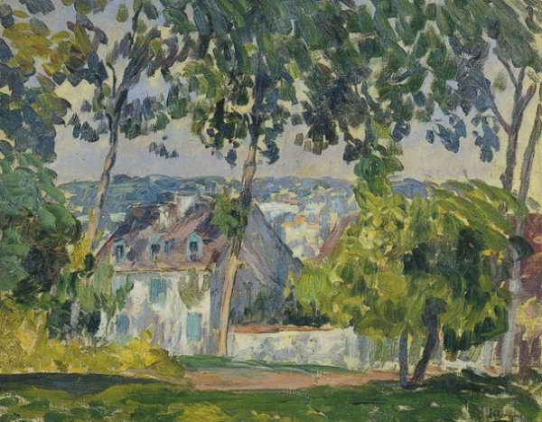 Main Product Photo of House in the Trees Painting by Henri Lebasque