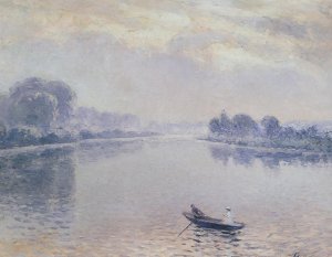 In the Boat at St Pierre by Henri Lebasque Oil Painting