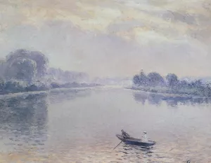 In the Boat at St Pierre Oil painting by Henri Lebasque