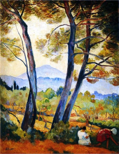 Landscape 3 by Henri Lebasque - Hand-Painted Oil Painting Reproduction