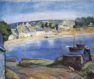 Landscape in Britain at Miget painting by Henri Lebasque