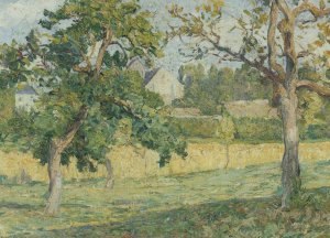 Landscape Near Campagne by Henri Lebasque Oil Painting