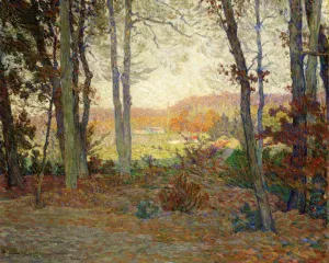 Landscape with House in the Woods in Saint Thomas, Antilles by Henri Lebasque Oil Painting