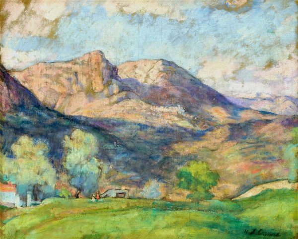 Main Product Photo of Le Baou de Vence Painting by Henri Lebasque