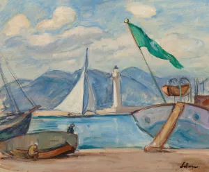 Le port de Saint-Tropez by Henri Lebasque Oil Painting