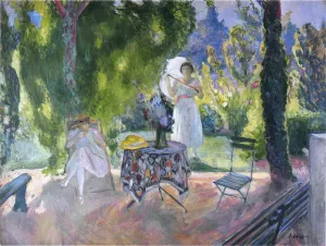 Lunch in the Garden painting by Henri Lebasque