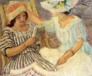 Marthe and Nono painting by Henri Lebasque