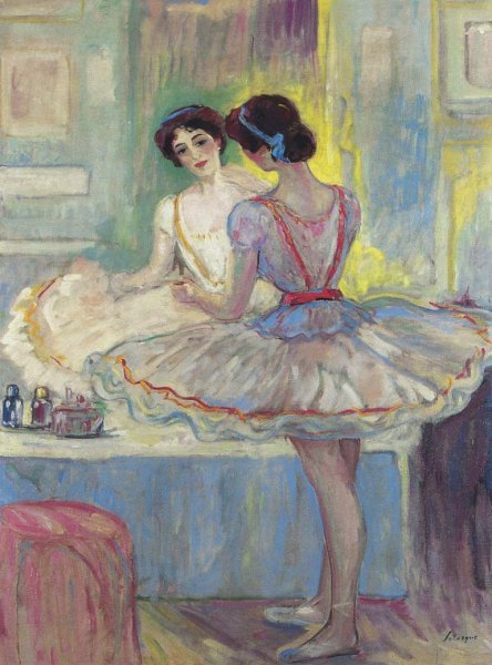 Main Product Photo of Ms Zambelli Painting by Henri Lebasque