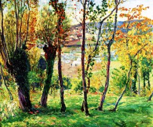 Near Montevrain by Henri Lebasque Oil Painting