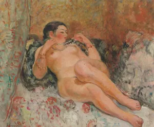 Nu Allongee by Henri Lebasque Oil Painting