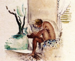 Nude II by Henri Lebasque Oil Painting